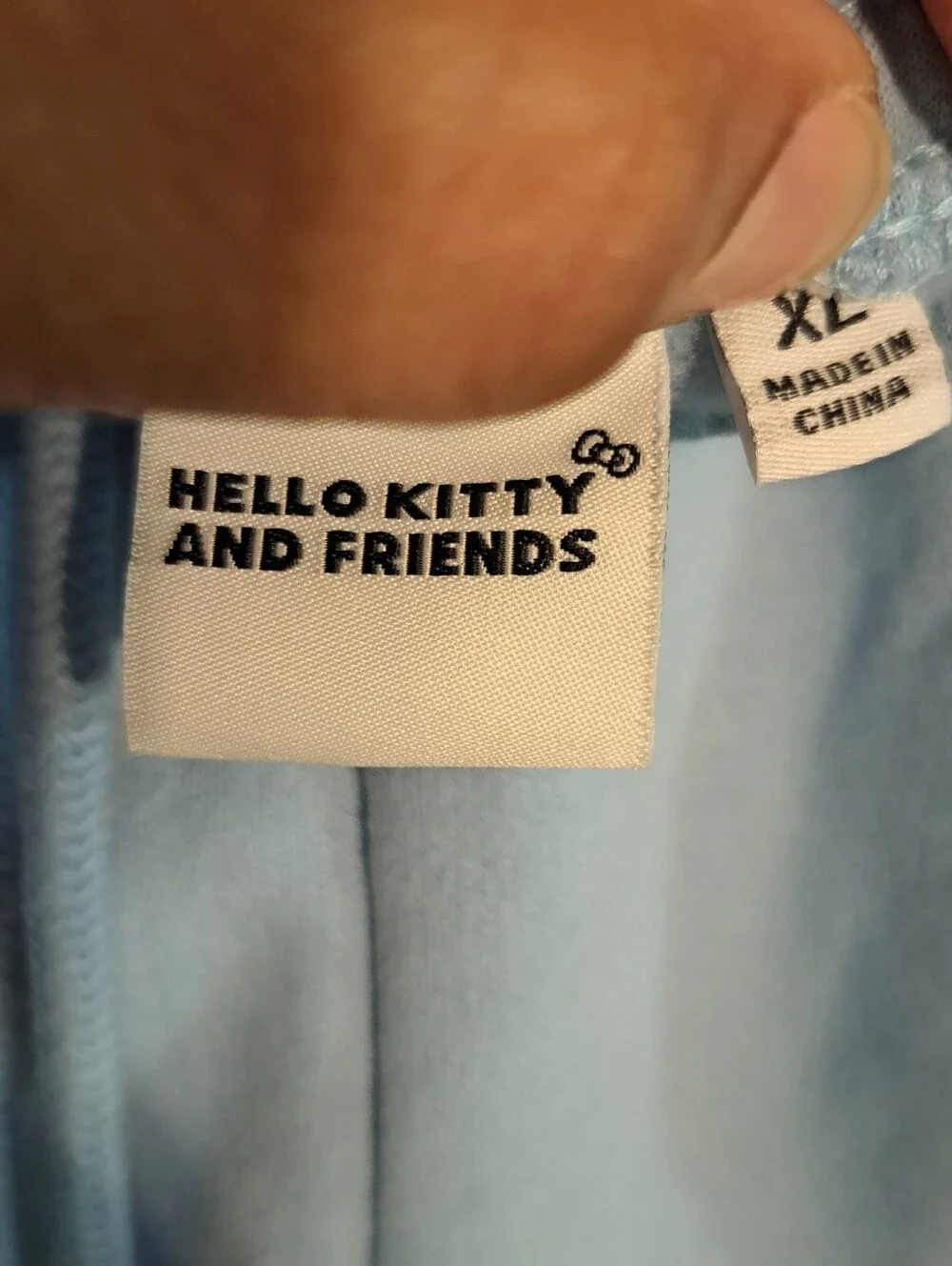 Hello Kitty & Friends Sanrio XL Blue Graphic Dolphin Shorts Kawaii Pockets NWT
